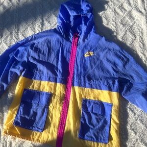 Multicolored Nike Windbreaker
